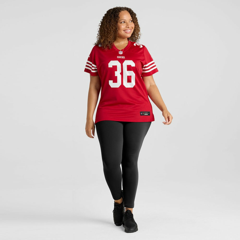 Marques Sigle San Francisco 49ers Women's Team Game Jersey Scarlet