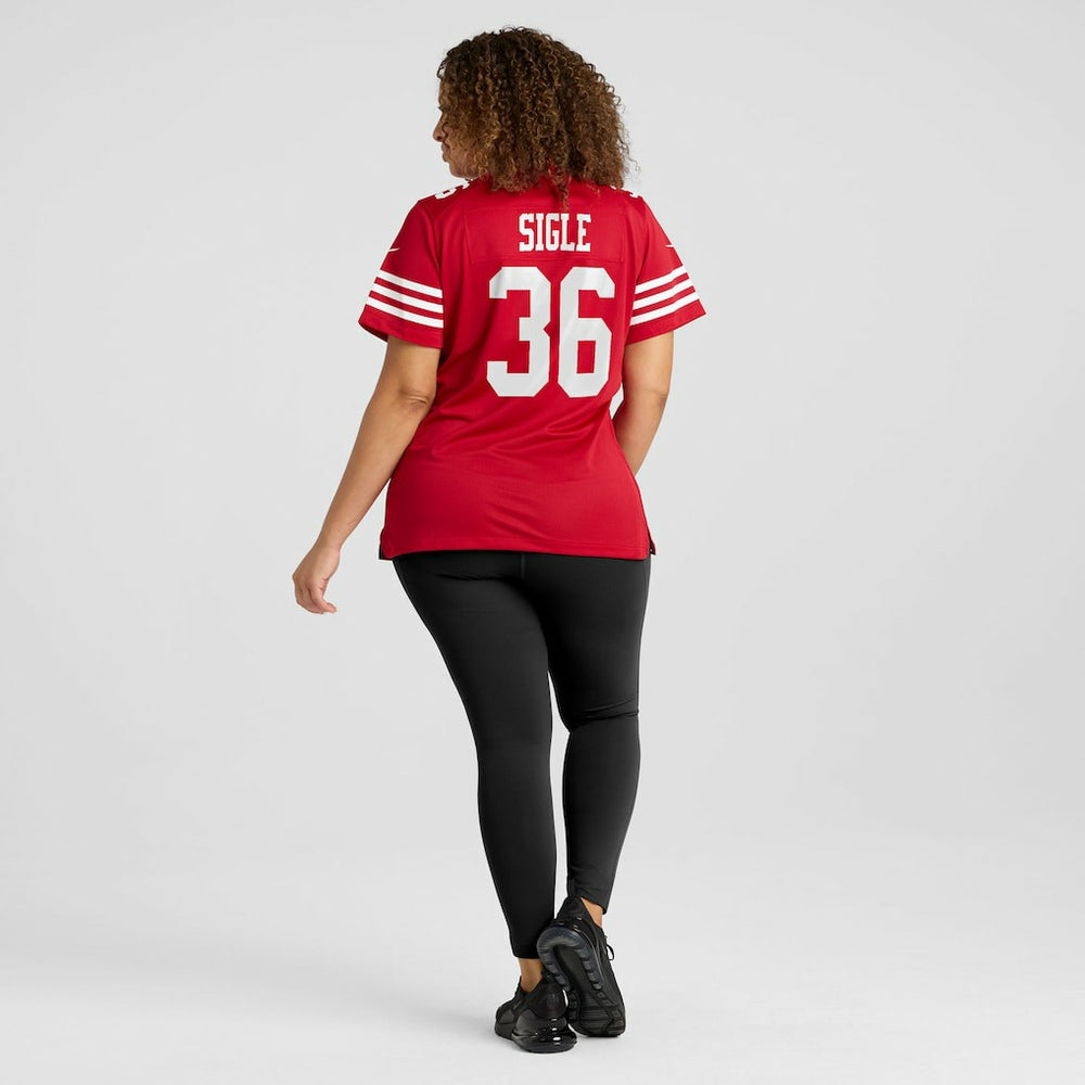Marques Sigle San Francisco 49ers Women's Team Game Jersey Scarlet