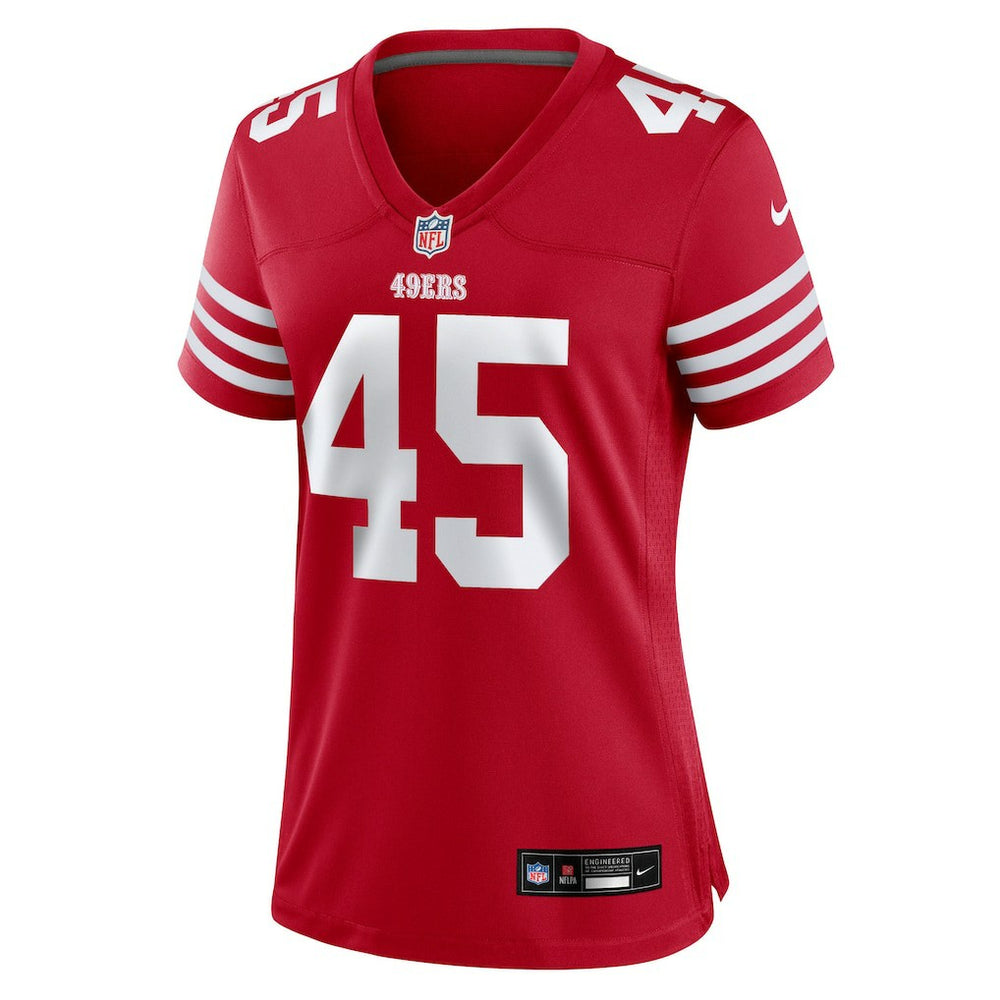 Nick Martin San Francisco 49ers Women's Team Game Jersey Scarlet