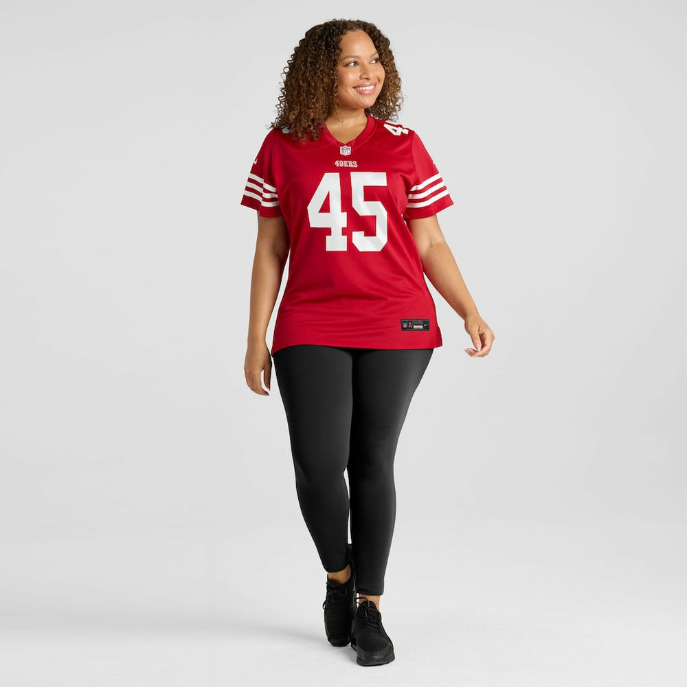 Nick Martin San Francisco 49ers Women's Team Game Jersey Scarlet
