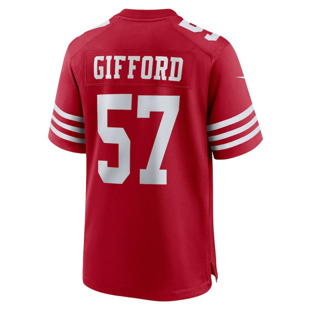 Luke Gifford San Francisco 49ers Team Game Jersey Scarlet