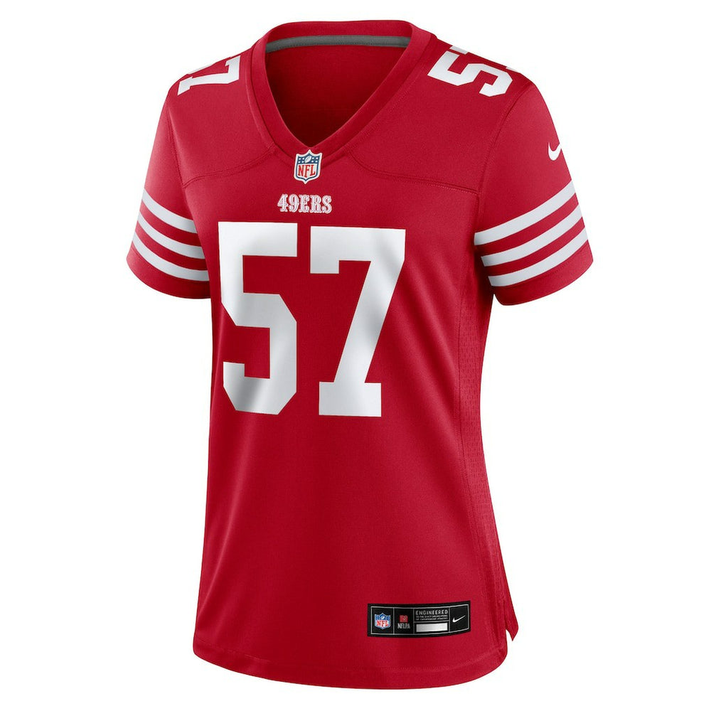 Luke Gifford San Francisco 49ers Women's Team Game Jersey Scarlet