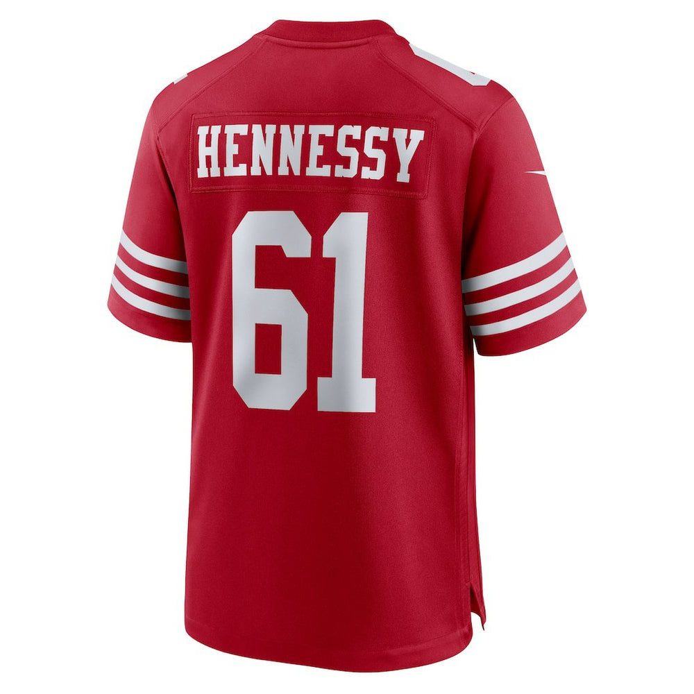 Matt Hennessy San Francisco 49ers Team Game Jersey Scarlet