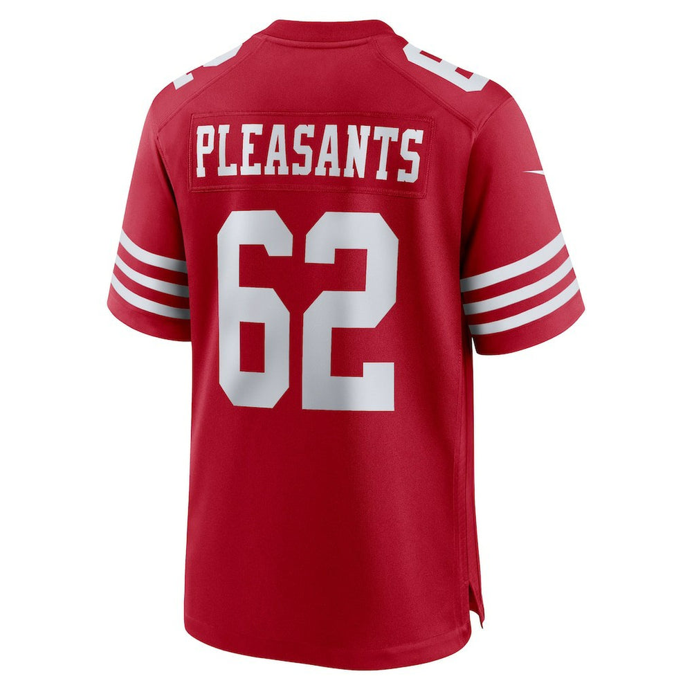 Austen Pleasants San Francisco 49ers Team Game Jersey Scarlet