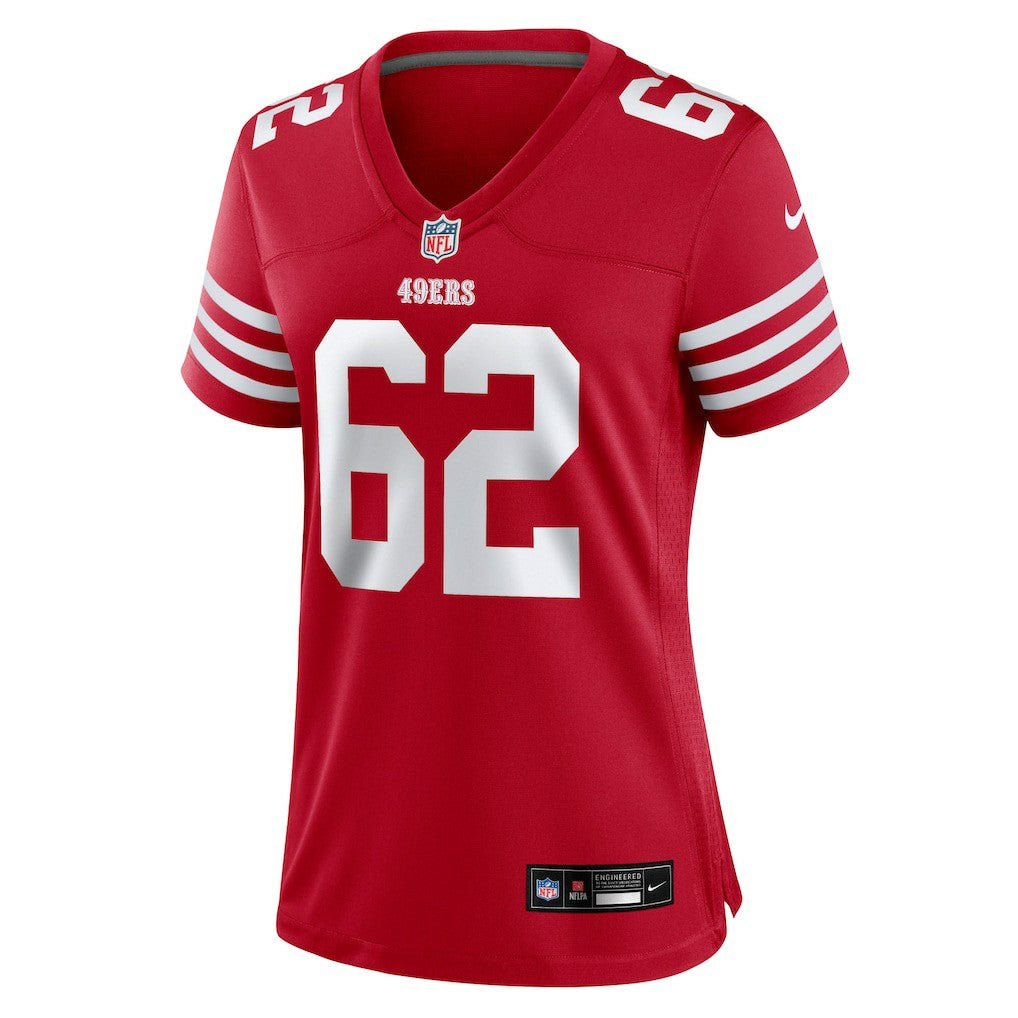 Austen Pleasants San Francisco 49ers Women's Team Game Jersey Scarlet