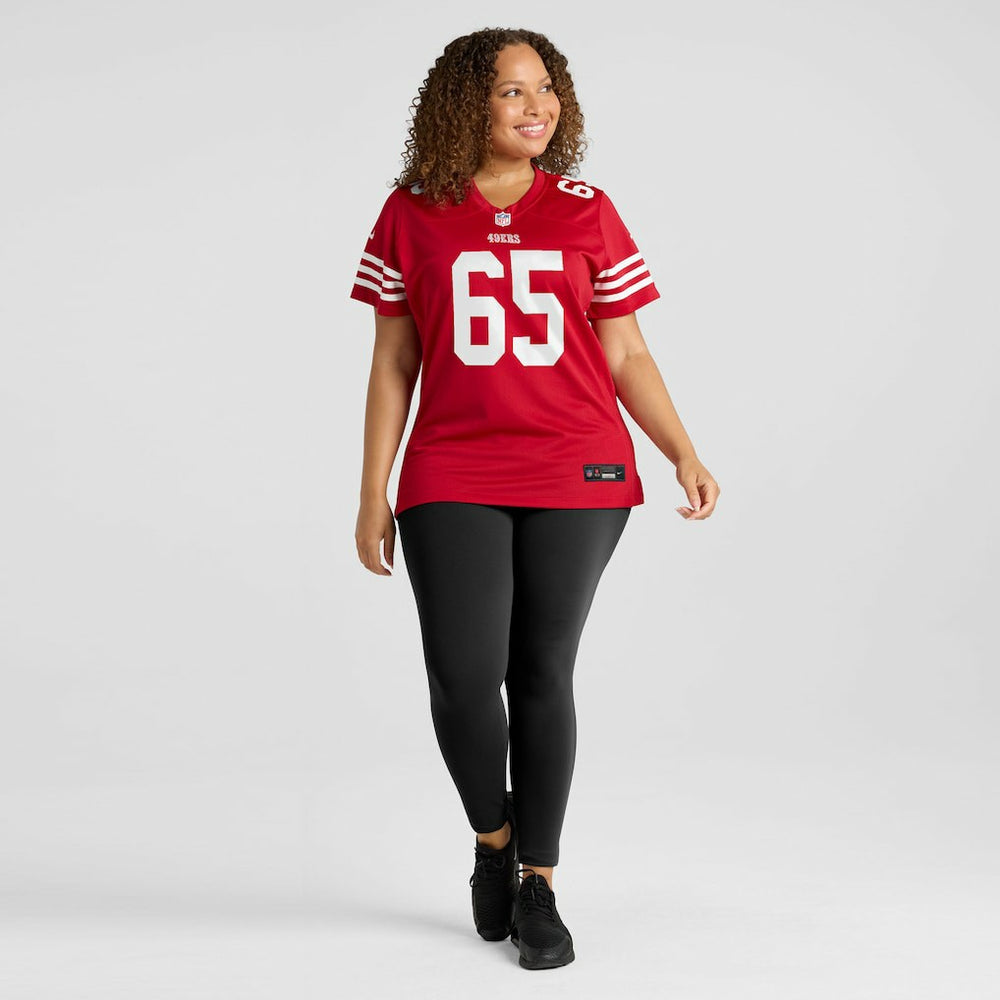 Drew Moss San Francisco 49ers Women's Team Game Jersey Scarlet