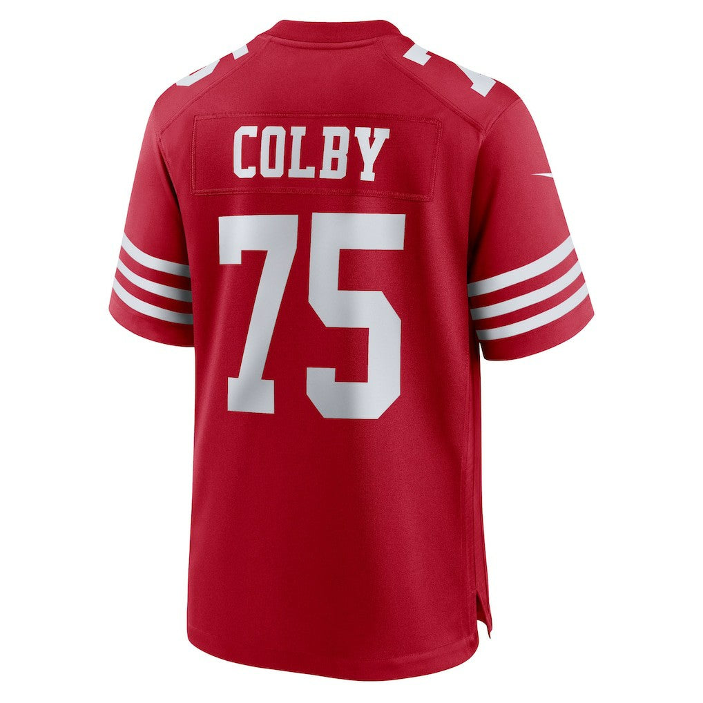 Connor Colby San Francisco 49ers Team Game Jersey Scarlet