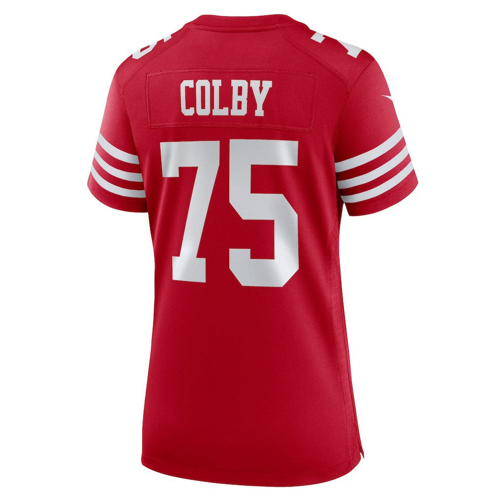 Connor Colby San Francisco 49ers Women's Team Game Jersey Scarlet