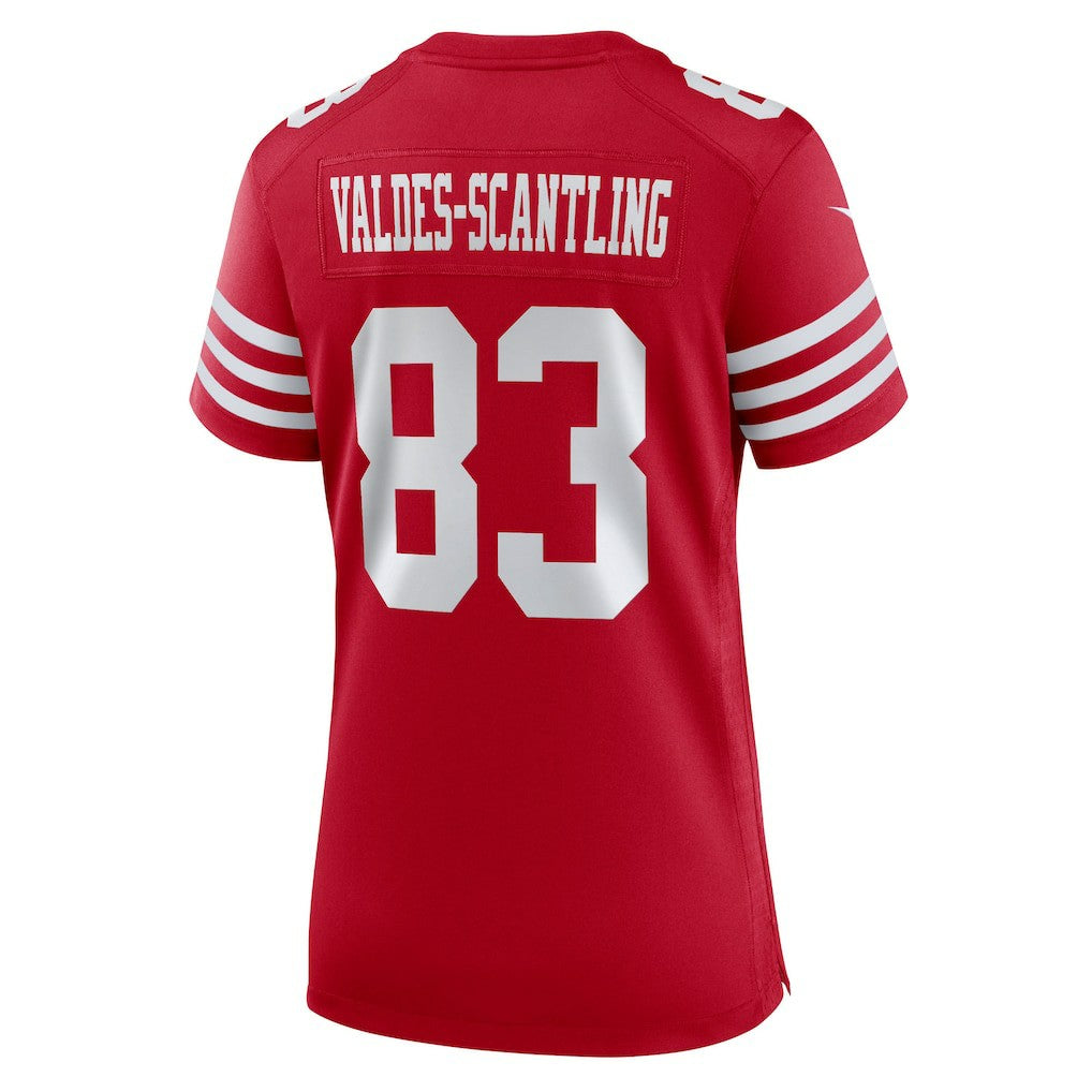 Marquez Valdes-Scantling San Francisco 49ers Women's Team Game Jersey Scarlet