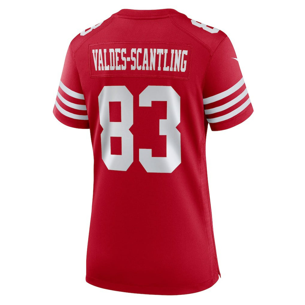 Marquez Valdes-Scantling San Francisco 49ers Women's Team Game Jersey Scarlet