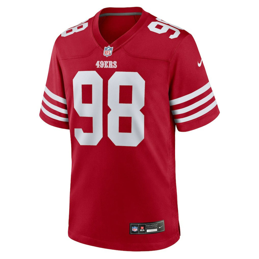 Mykel Williams San Francisco 49ers Team Game Jersey Scarlet
