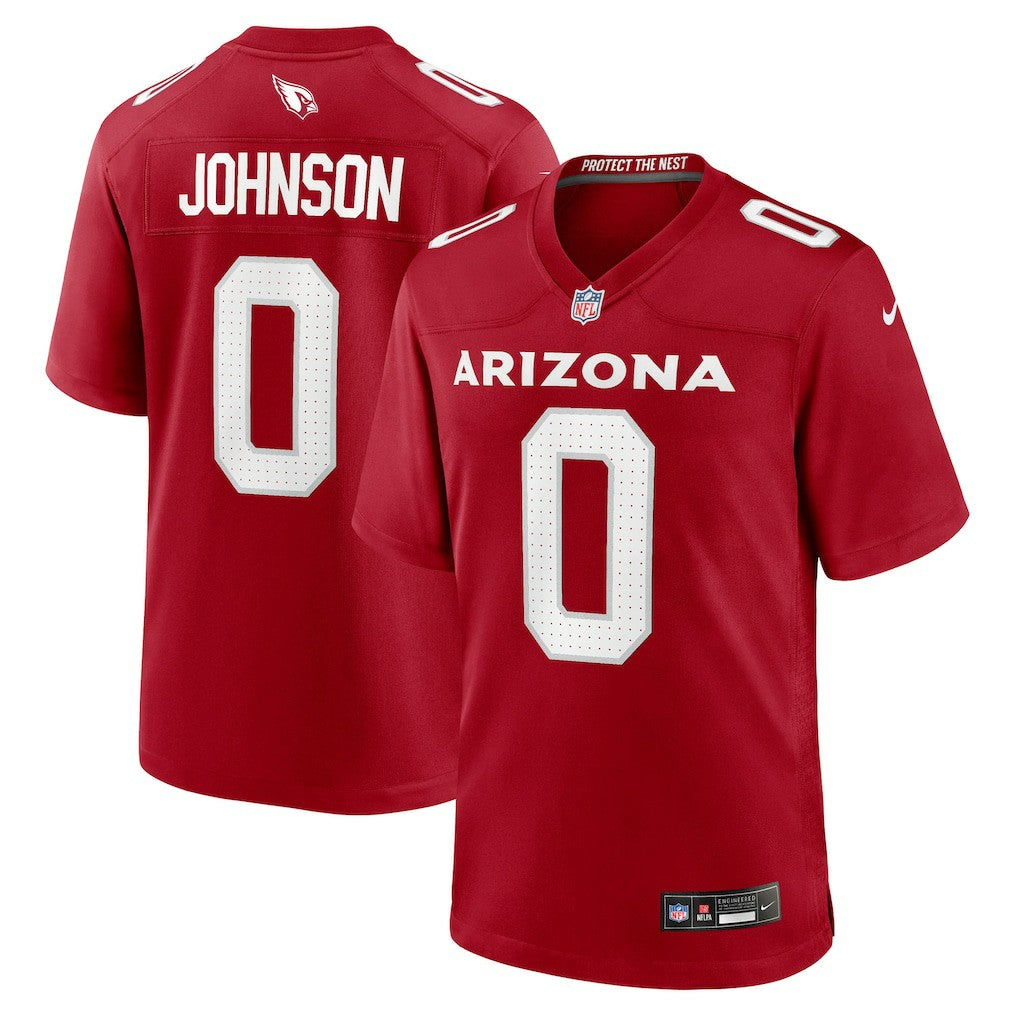 Will Johnson Arizona Cardinals Team Game Jersey Cardinal