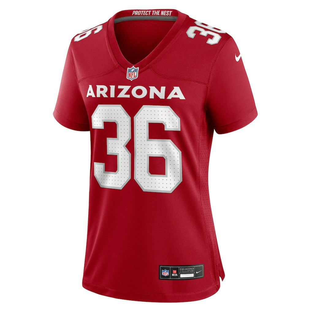 Kitan Crawford Arizona Cardinals Women's Team Game Jersey Cardinal