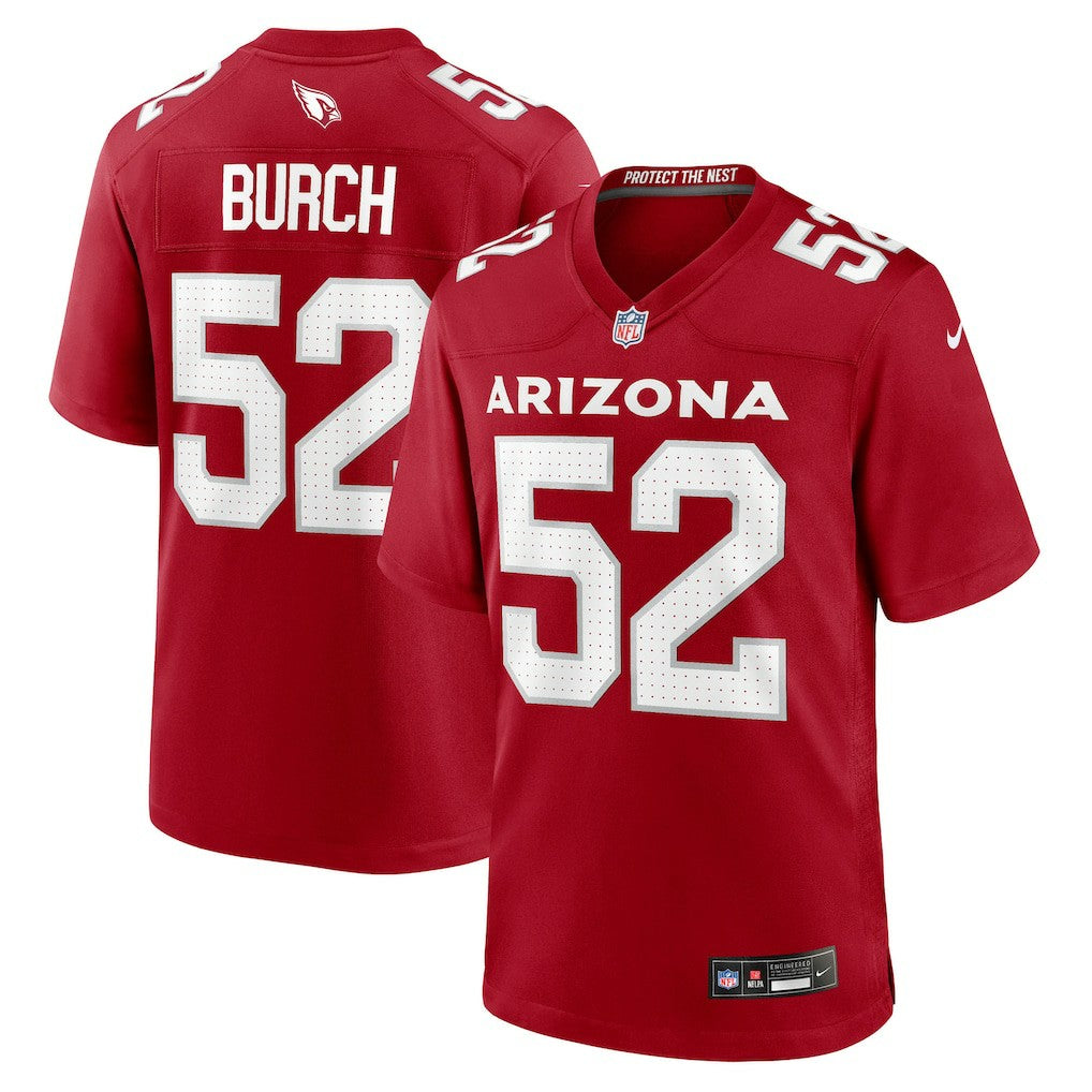 Jordan Burch Arizona Cardinals Team Game Jersey Cardinal