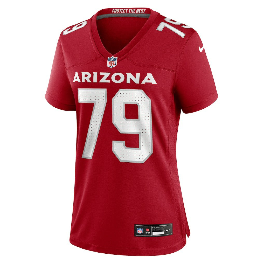 PJ Mustipher Arizona Cardinals Women's Team Game Jersey Cardinal