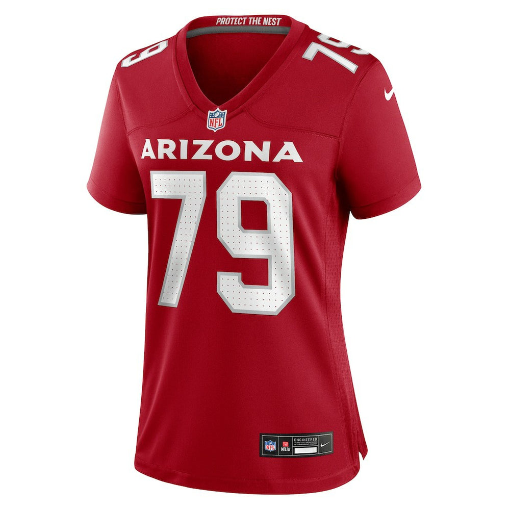 PJ Mustipher Arizona Cardinals Women's Team Game Jersey Cardinal