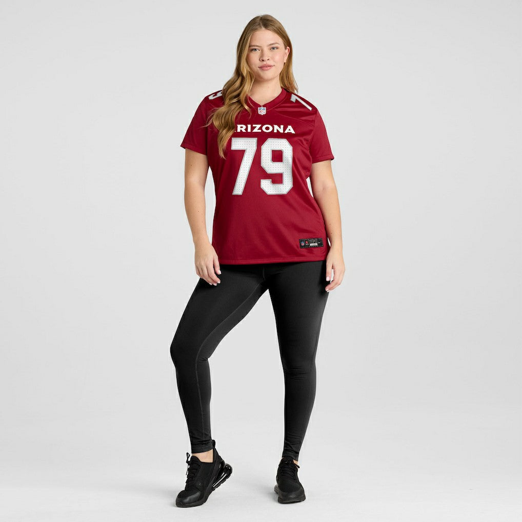 PJ Mustipher Arizona Cardinals Women's Team Game Jersey Cardinal