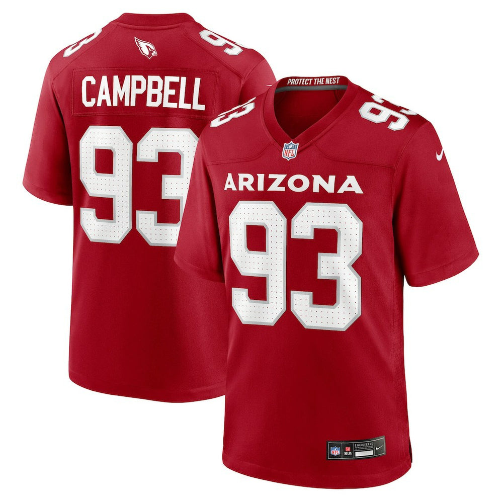 Calais Campbell Arizona Cardinals Team Game Jersey Cardinal