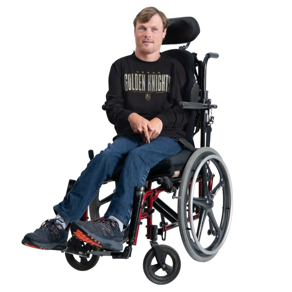 NHL Vegas Golden Knights G-III Sports by Carl Banks Adaptive Mesh Effect Long Sleeve T-Shirt - Black
