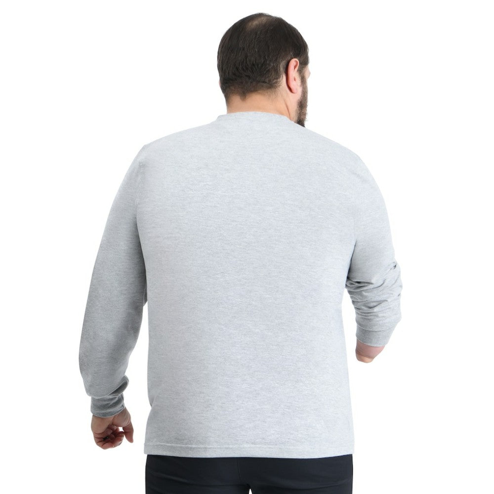 NHL Buffalo Sabres G-III Sports by Carl Banks Adaptive Mesh Effect Long Sleeve T-Shirt - Gray