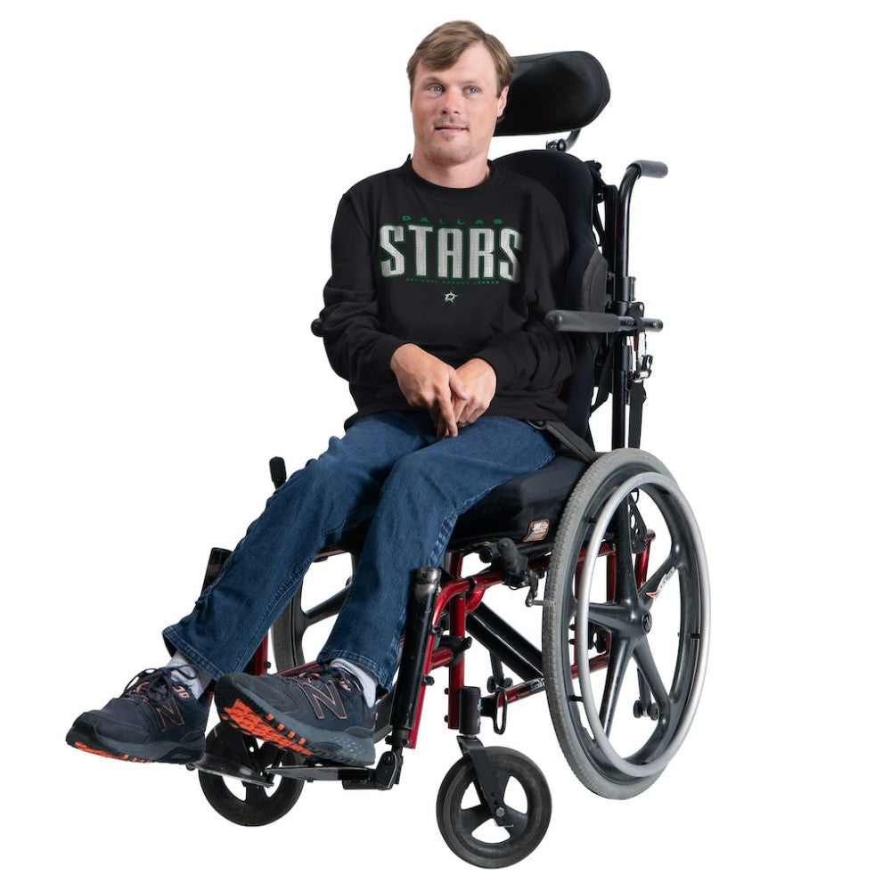 NHL Dallas Stars G-III Sports by Carl Banks Adaptive Mesh Effect Long Sleeve T-Shirt - Black