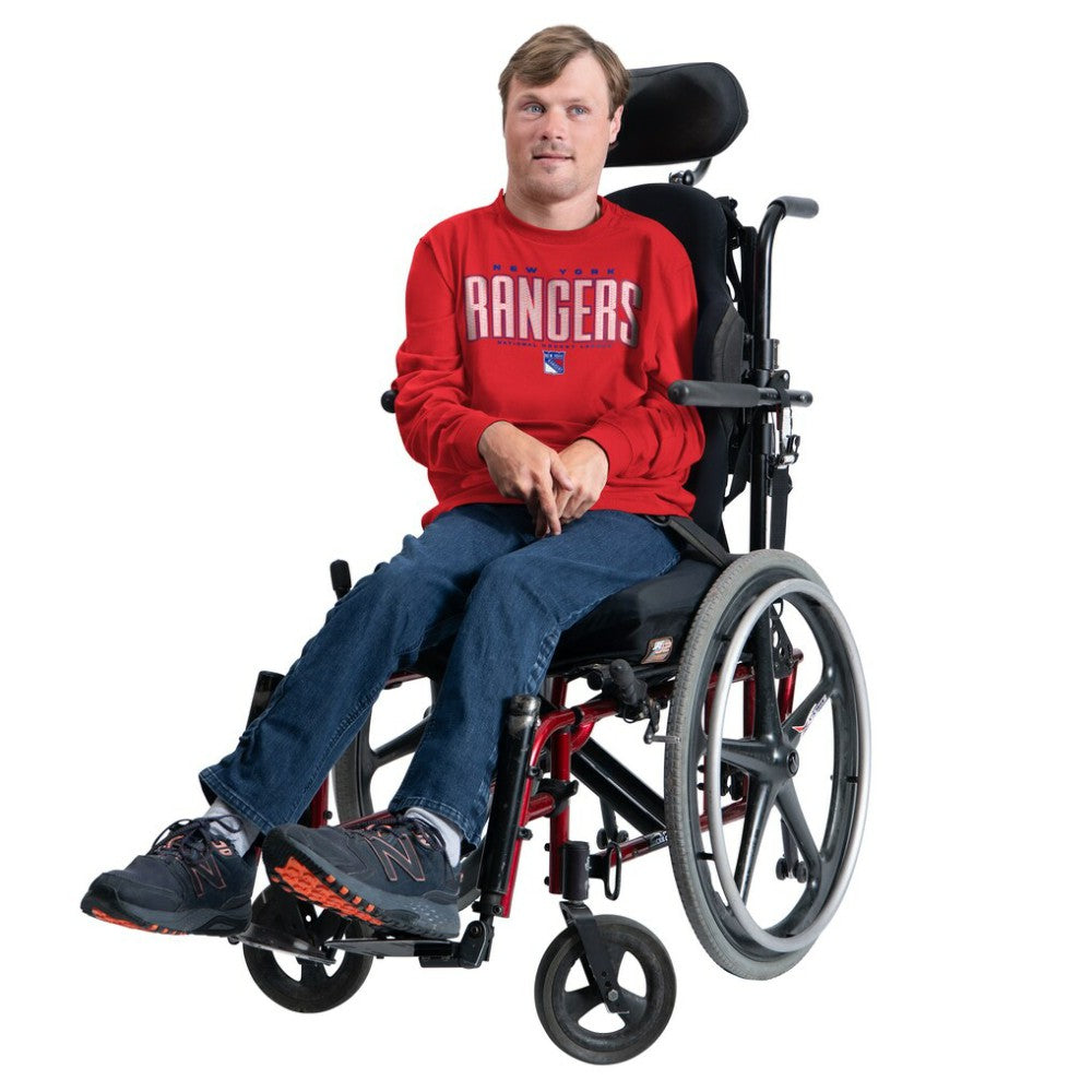 NHL New York Rangers G-III Sports by Carl Banks Adaptive Mesh Effect Long Sleeve T-Shirt - Red