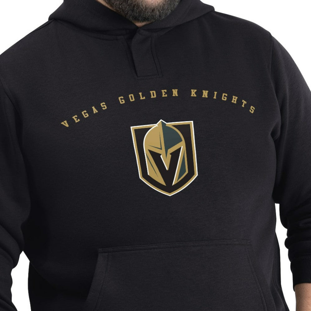 NHL Vegas Golden Knights G-III Sports by Carl Banks Adaptive Classic Team Arc Fleece Hoodie - Black