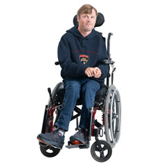 NHL Florida Panthers G-III Sports by Carl Banks Adaptive Classic Team Arc Fleece Hoodie - Navy