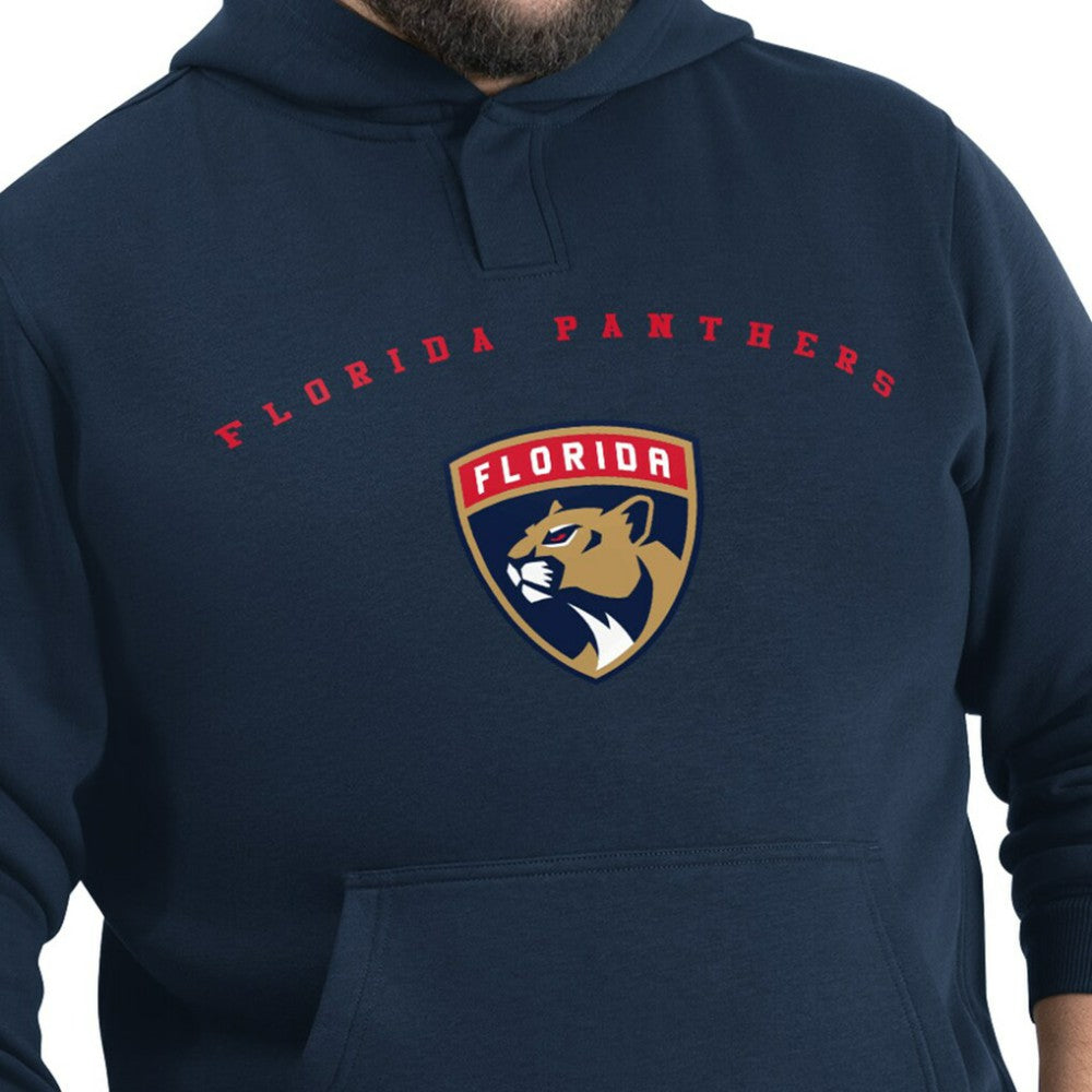 NHL Florida Panthers G-III Sports by Carl Banks Adaptive Classic Team Arc Fleece Hoodie - Navy