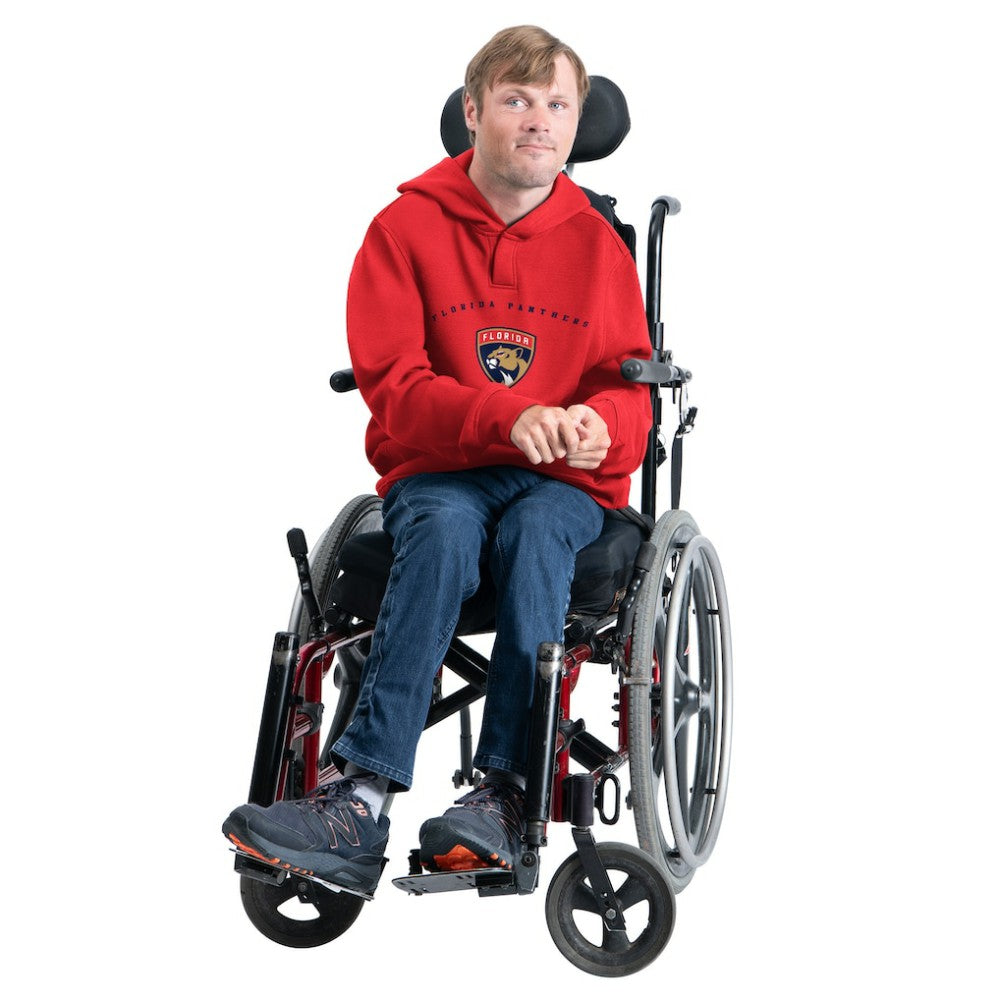 NHL Florida Panthers G-III Sports by Carl Banks Adaptive Classic Team Arc Fleece Hoodie - Red