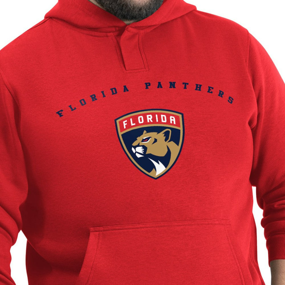NHL Florida Panthers G-III Sports by Carl Banks Adaptive Classic Team Arc Fleece Hoodie - Red