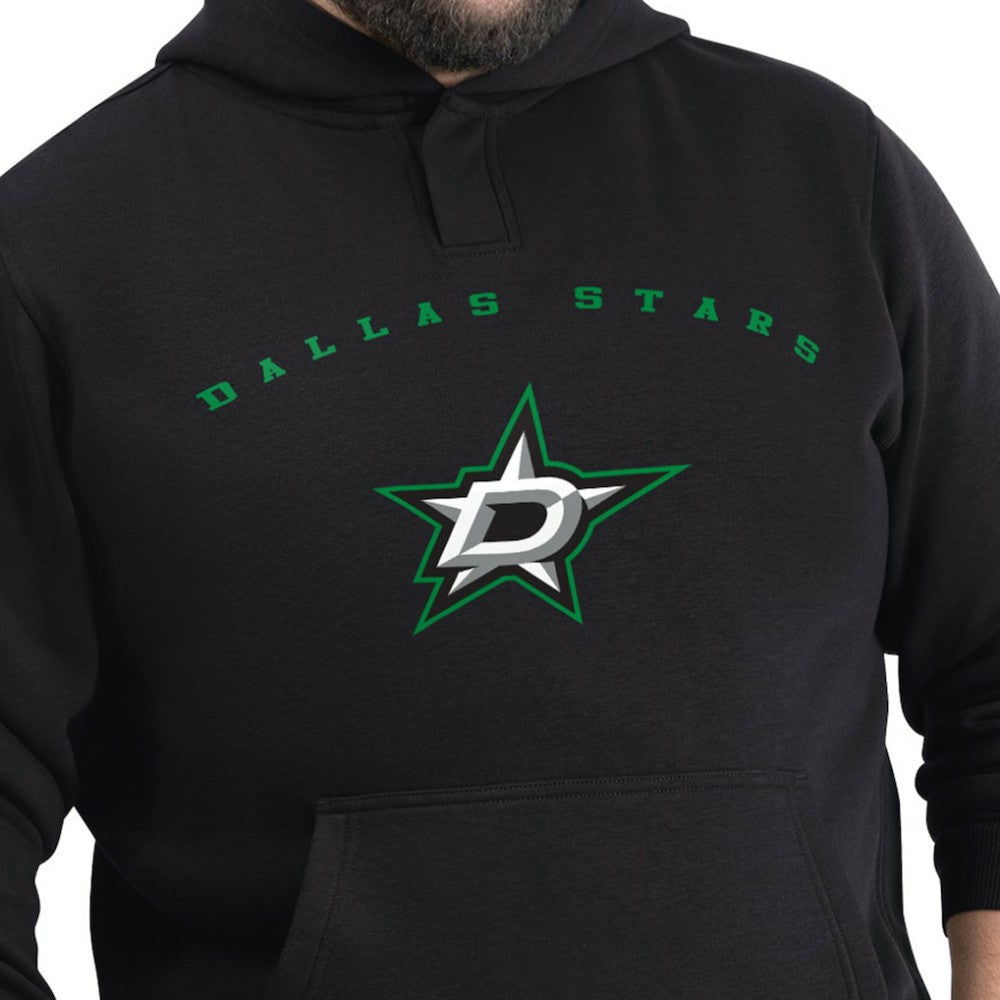 NHL Dallas Stars G-III Sports by Carl Banks Adaptive Classic Team Arc Fleece Hoodie - Black