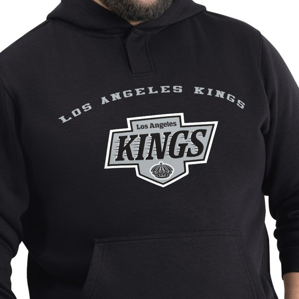 NHL Los Angeles Kings G-III Sports by Carl Banks Adaptive Classic Team Arc Fleece Hoodie - Black