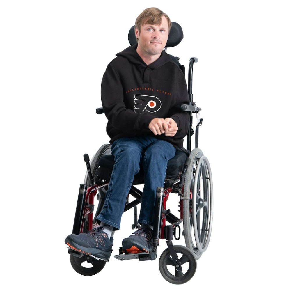 NHL Philadelphia Flyers G-III Sports by Carl Banks Adaptive Classic Team Arc Fleece Hoodie - Black