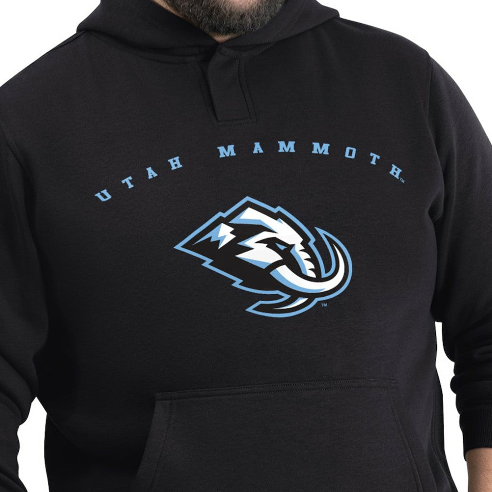 NHL Utah Mammoth G-III Sports by Carl Banks Adaptive Classic Team Arc Fleece Hoodie - Black