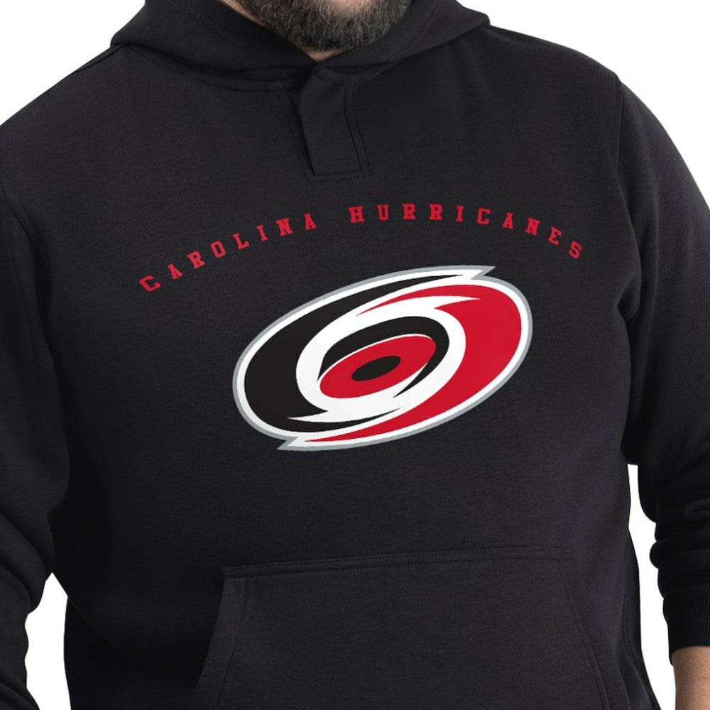 NHL Carolina Hurricanes G-III Sports by Carl Banks Adaptive Classic Team Arc Fleece Hoodie - Black