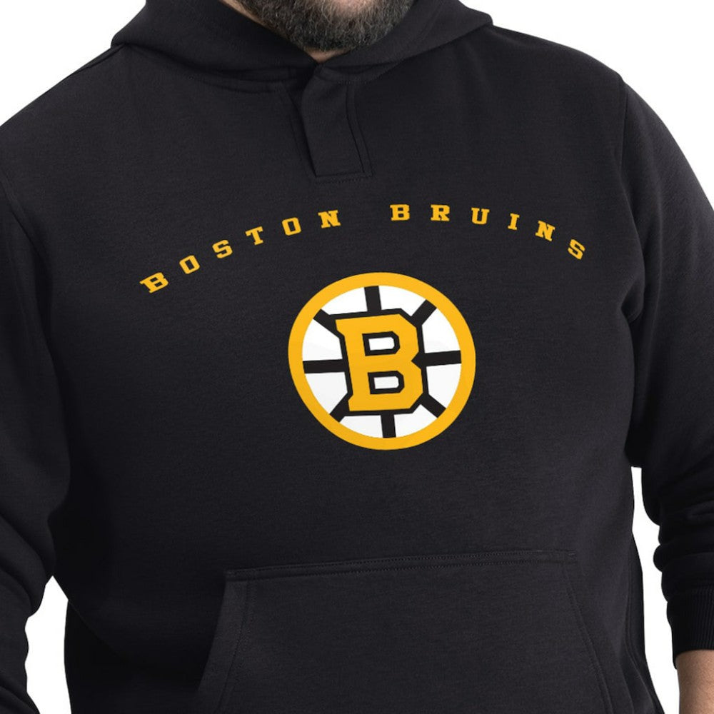 NHL Boston Bruins G-III Sports by Carl Banks Adaptive Classic Team Arc Fleece Hoodie - Black