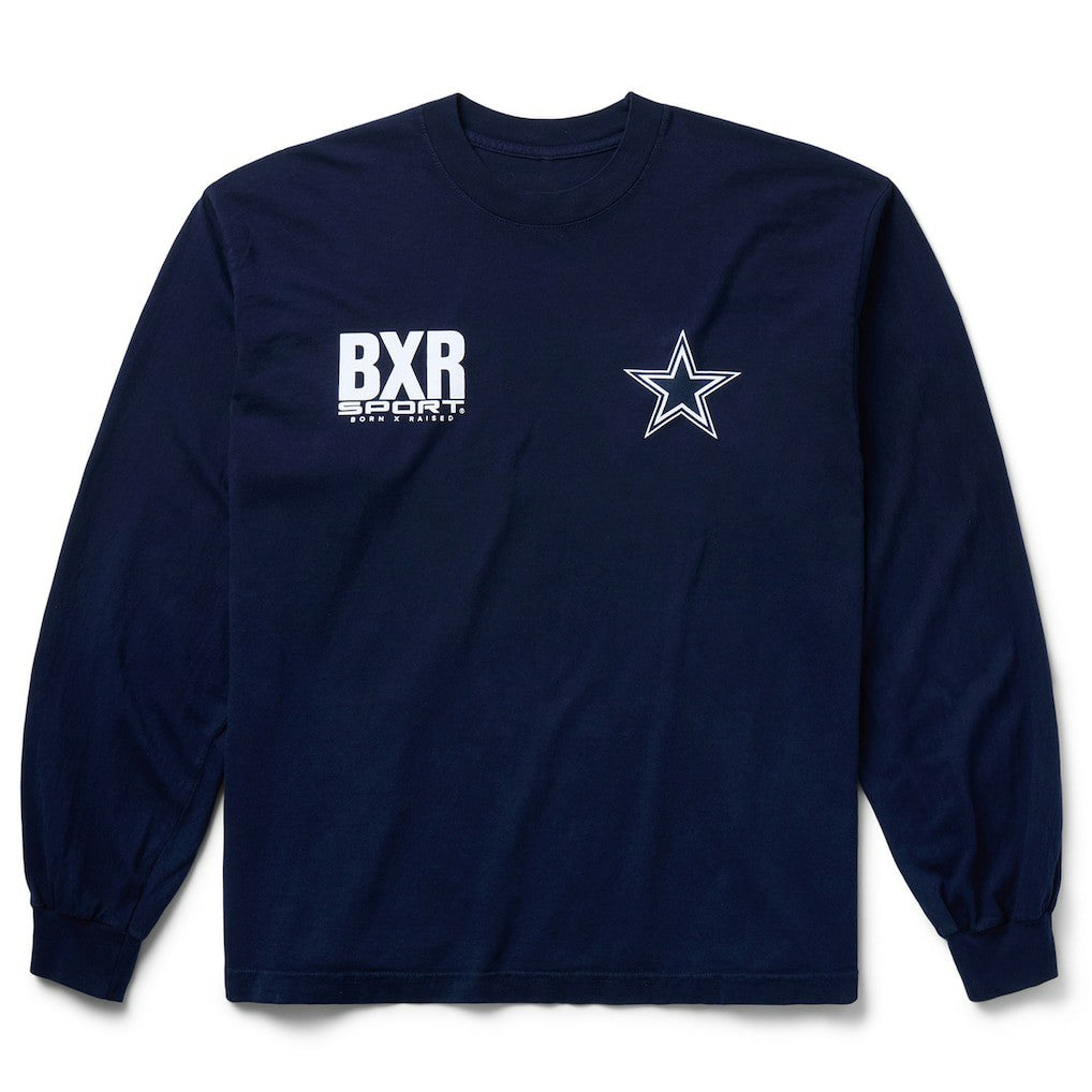 Dallas Cowboys Born x Raised Unisex Long Sleeve Local T-Shirt Navy