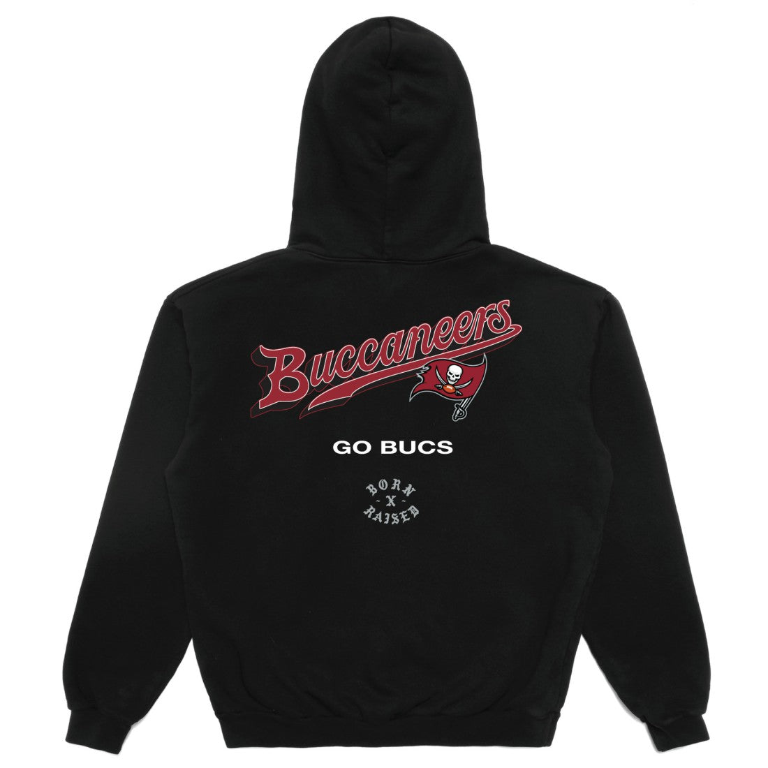 Tampa Bay Buccaneers Born x Raised Unisex Pro Script Hoodie Black