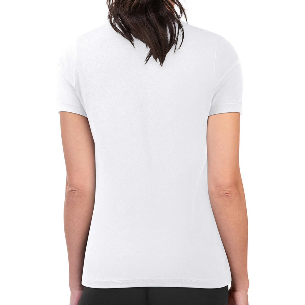 New York Knicks G-III 4Her by Carl Banks Women's Super-Slim Fit Lightweight Roses Crew Neck T-Shirt White