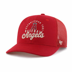 Los Angeles Angels '47 Pitstop Trucker Adjustable Hat - Red Hats