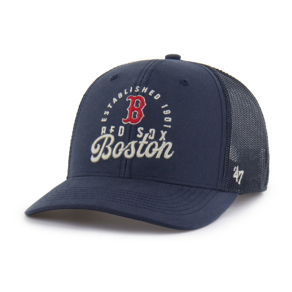 Boston Red Sox '47 Pitstop Trucker Adjustable Hat - Navy Hats