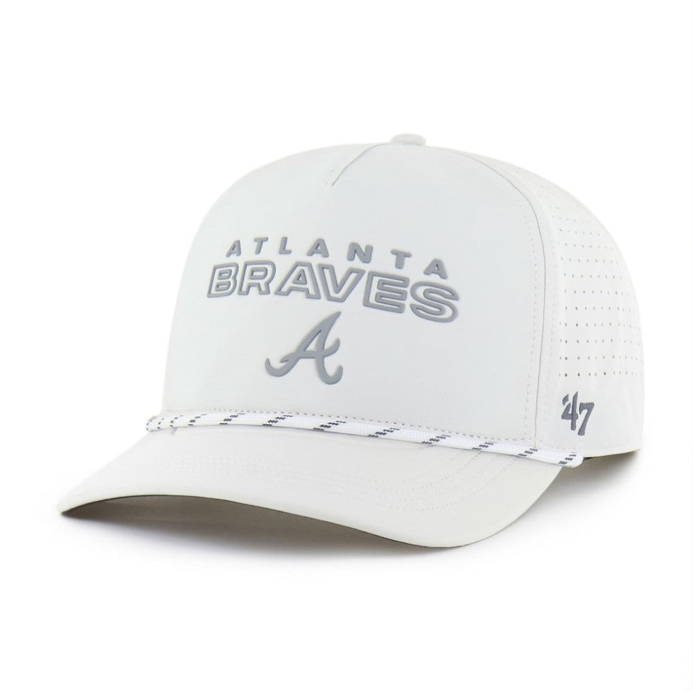 Atlanta Braves '47 Forward Vault Hitch Adjustable Hat - White Hats