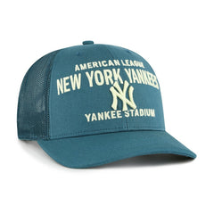 New York Yankees '47 Contemporary Hitch Adjustable Trucker Hat - Teal Hats