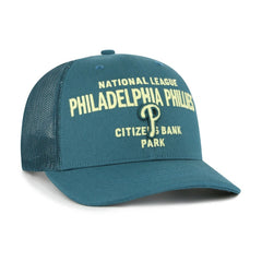 Philadelphia Phillies '47 Contemporary Hitch Adjustable Trucker Hat - Teal Hats