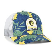 Milwaukee Brewers '47 Beachside Adjustable Trucker Hat - Navy Hats