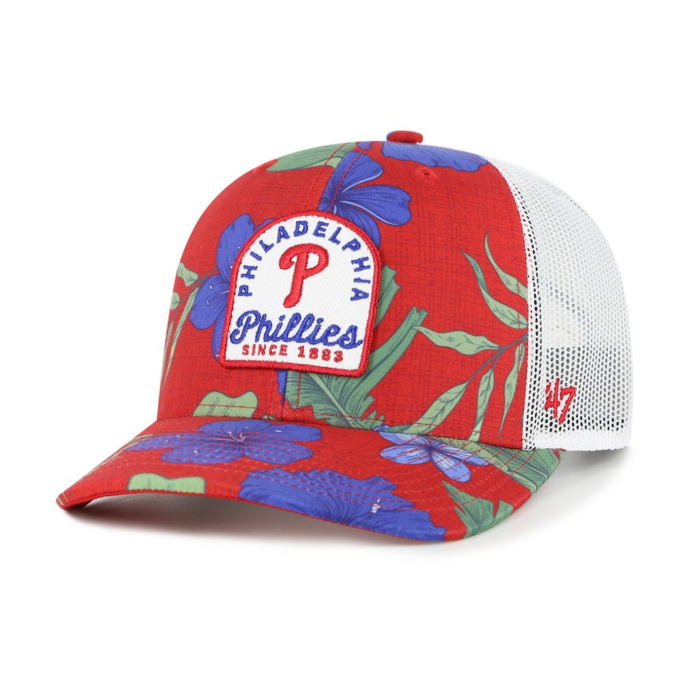 Philadelphia Phillies '47 Beachside Adjustable Trucker Hat - Red Hats