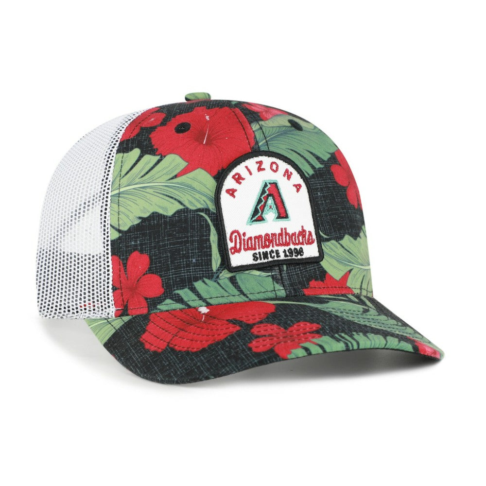 Arizona Diamondbacks '47 Beachside Adjustable Trucker Hat - Black Hats