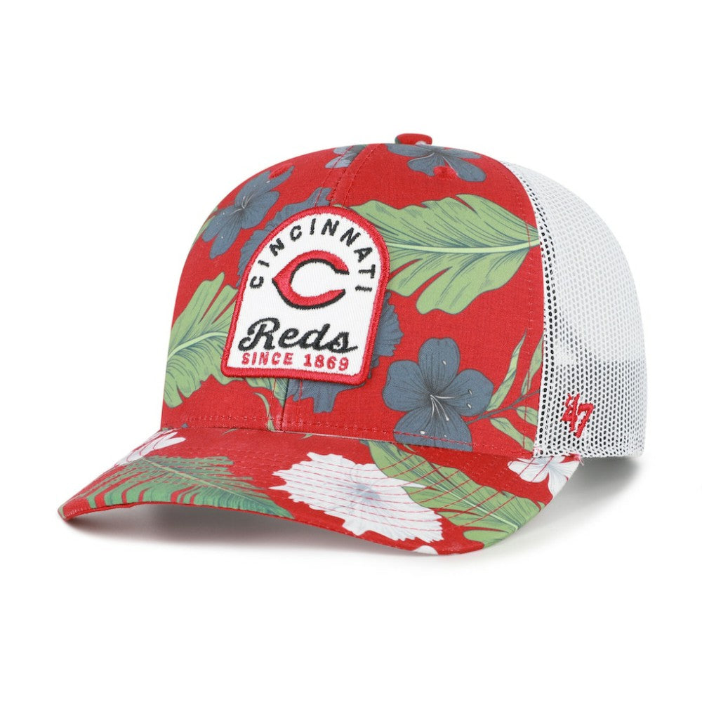 Cincinnati Reds '47 Beachside Adjustable Trucker Hat - Red Hats