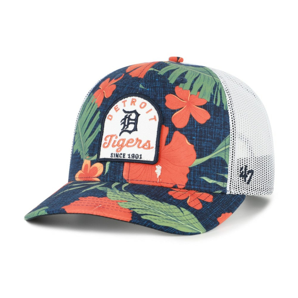 Detroit Tigers '47 Beachside Adjustable Trucker Hat - Navy Hats
